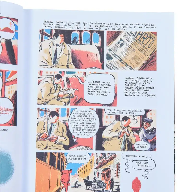 Pereira incornicia che PierreHenry Gomont Antonio Tabucchi Edizioni Sarbacane 9791040806141 Libro