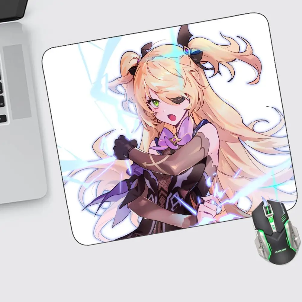 

Genshin Impact Mouse Pad Small Gaming Accessories Keyboard Computer Offices Desk Mat Pc Gamer Non-slip Rubber Mousepad