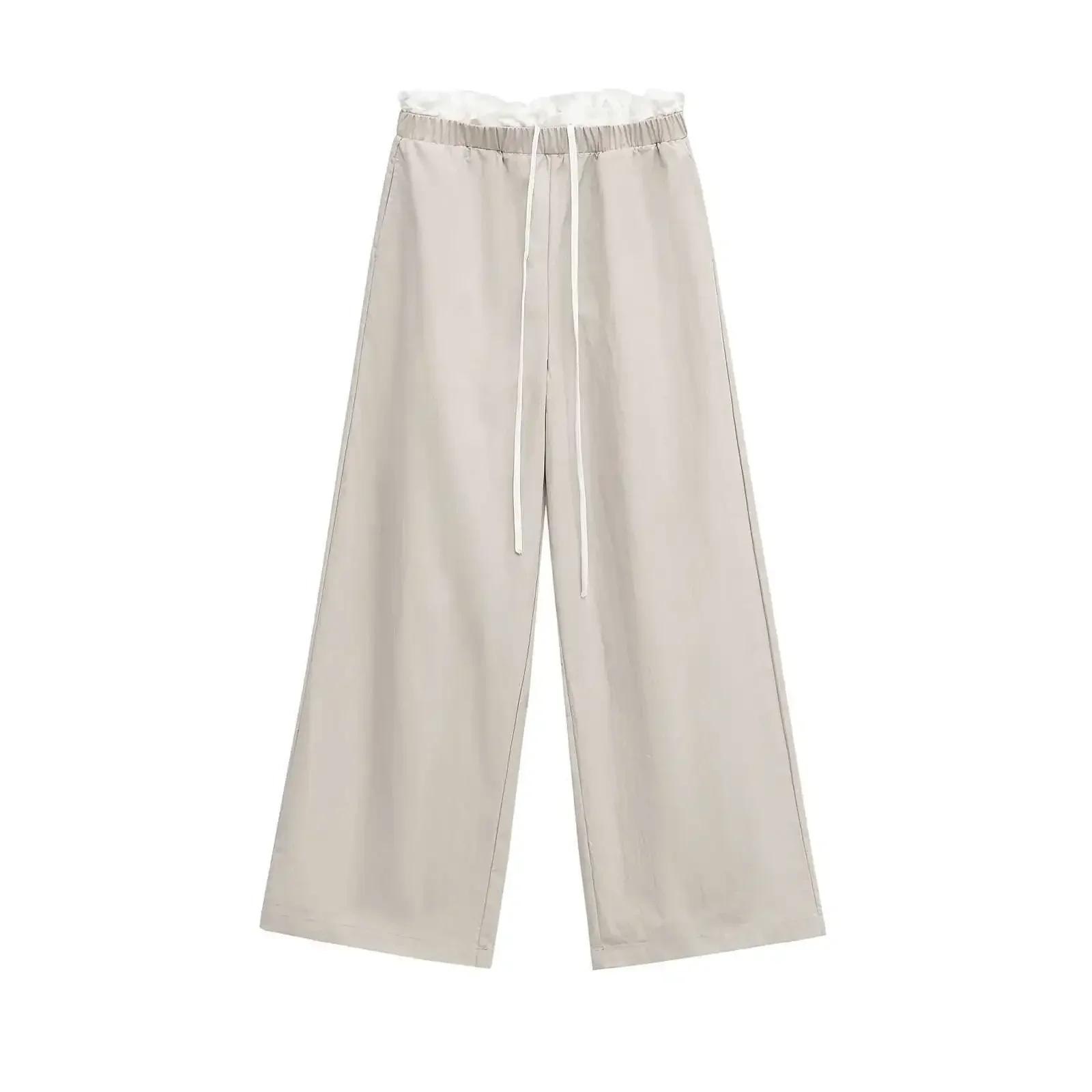 

Pop Casual Fashion Color Block Wide Leg Pants Middle East Cross Border Long Trousers Nine Points Seven Points Five Points Shorts