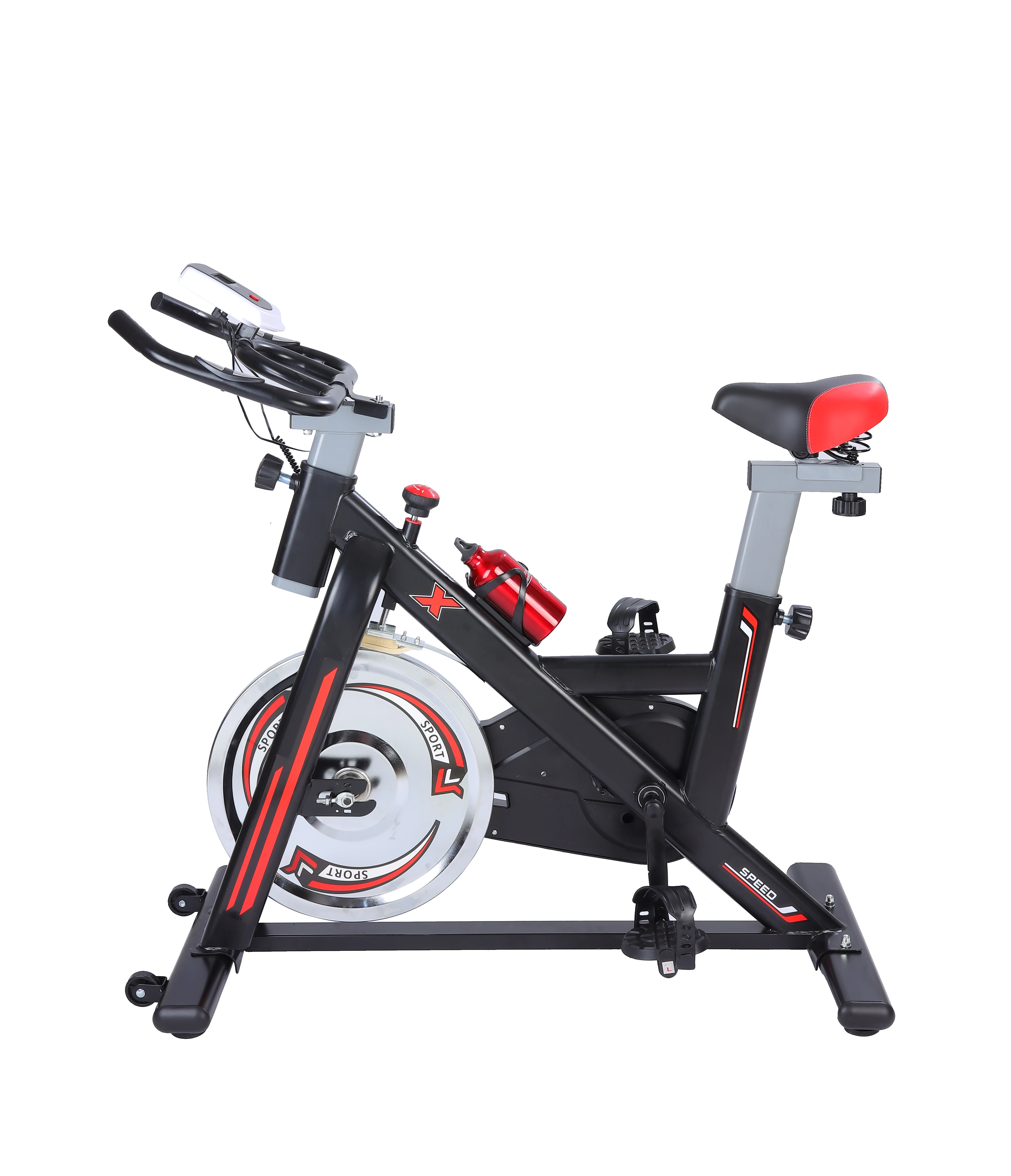 

STLF Spinning Bike Home Use Stationary Bicycle Cardio Indoor Adjustable Steel Professional Spinning Bike Exercise Gym Equipment
