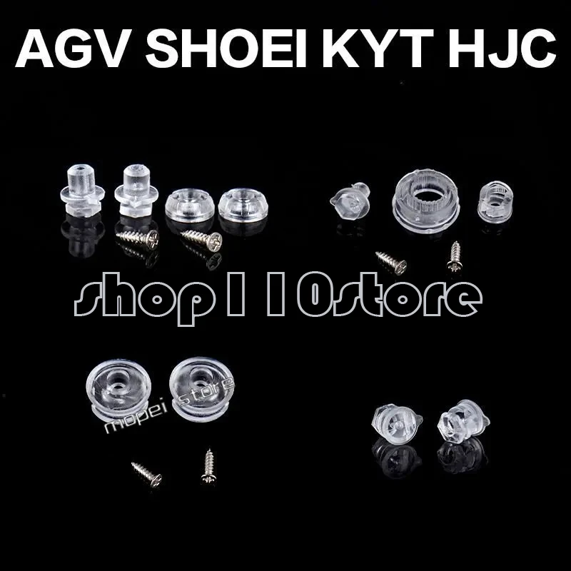 For AGV K1/K3SV/K5 SHOEI Z7/X14 GT HJC KYT LS2 Anti Fog Nail Buckle Parts Screw Helmet Parts & Accessories