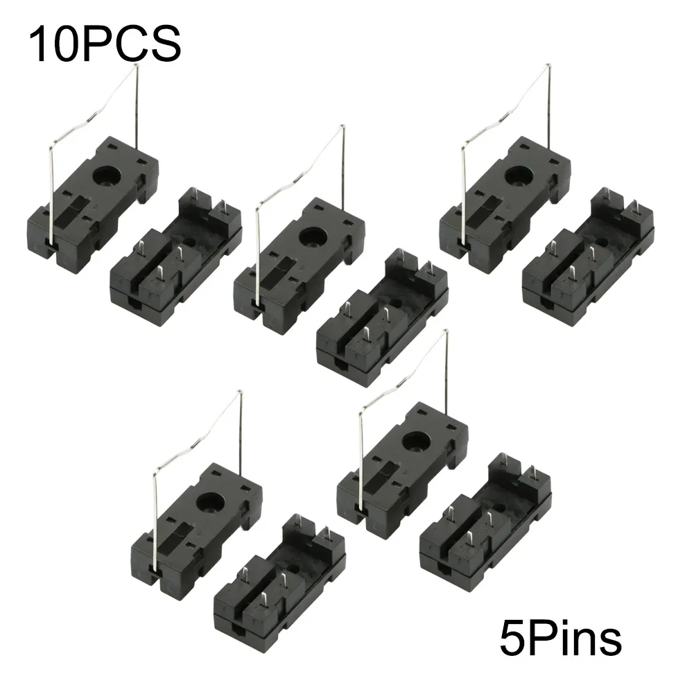 10 PCS/set Auto Relay PCB Socket 14F-2Z-A2 For G2R-1 G2R-2 G2R-1-E RT424024 HF115F Automotive Accessories