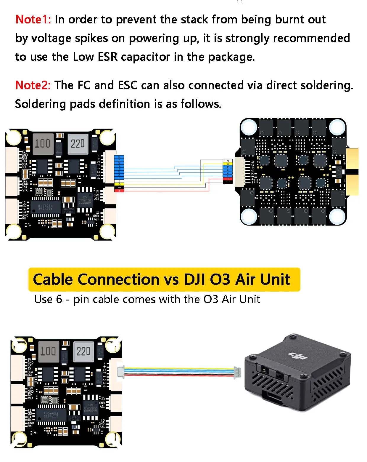 DAKEFPV F405 55A Stack 30,5X30,5mm ICM42688P BLS55A 4in1 ESC 3-6S FC&ESC INav Betaflight Konfigurierbar – Detail 17