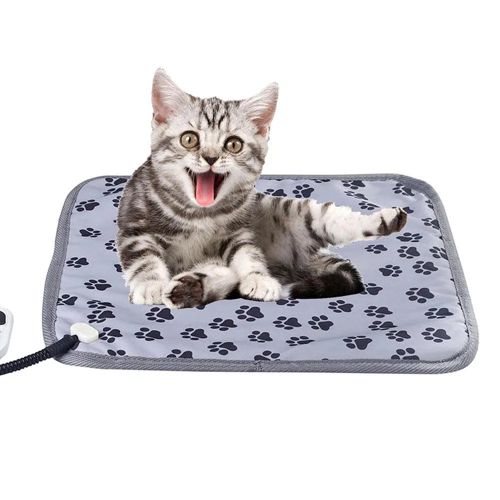 Pet Heating Blanket Bed Mat Lightweight Winter Warmer Pad For Puppy Cat Home Using