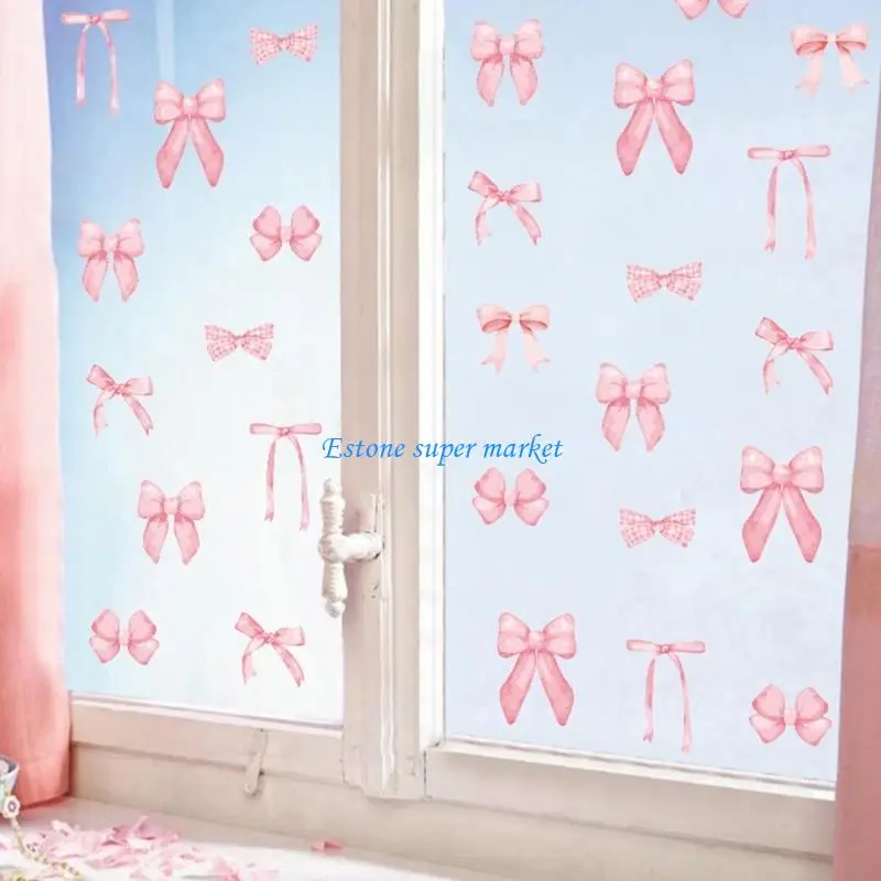 

090b 4 листы розовые настенные наклейки дома спальня декора