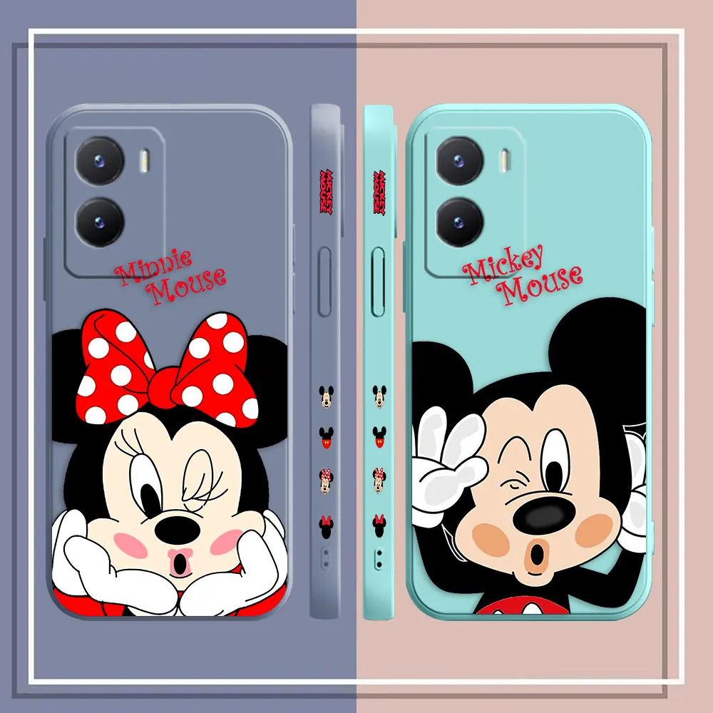 M-Minnie M-Mickey Mouse Phone Case For VIVO Z1 Y20 Y21 Y22S Y31 Y55 Y35 Y51 Y51S Y53S Y72 Y75 Y76 Y77 Y81 Y85 Y93 Y97 Case Funda