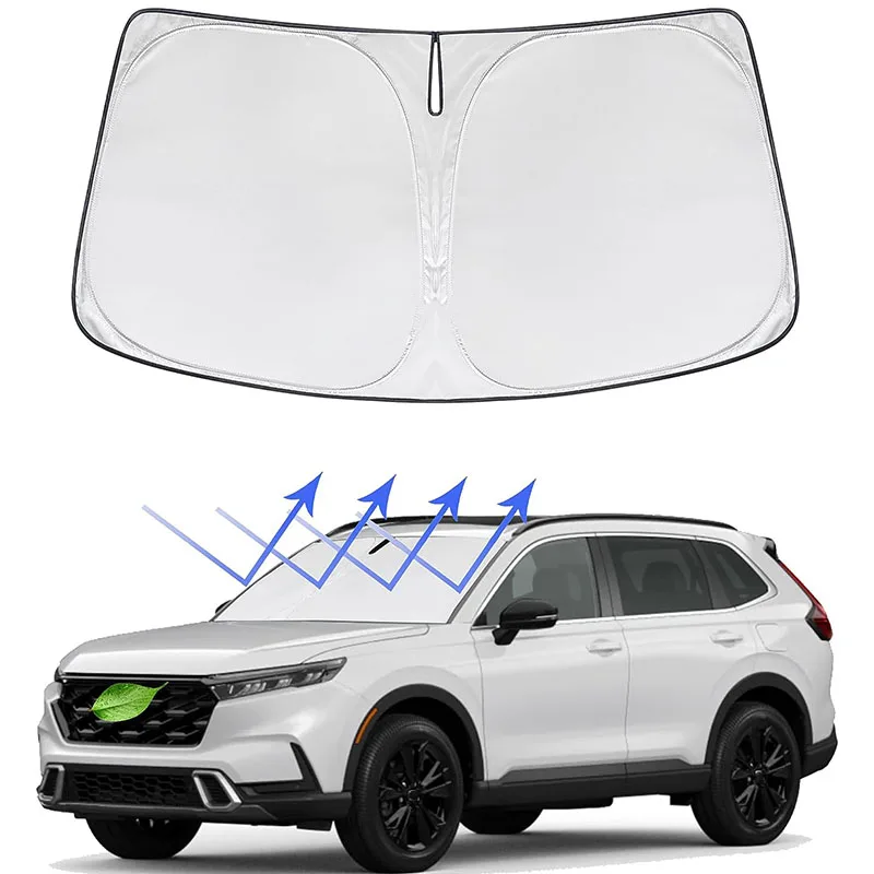 

Car Windshield Sun Shade with Storage Pouch Front Window Sun Protector for UV Rays & Sun Heat For Honda CRV Models 2017-2022