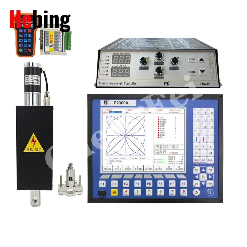 

CNC Thc Plasma Controller Kit 2 Axis Cnc System F2300a/f1621/hp105/jykb-100-dc24v/t3/f1510 Plasma Cutter Remote Control