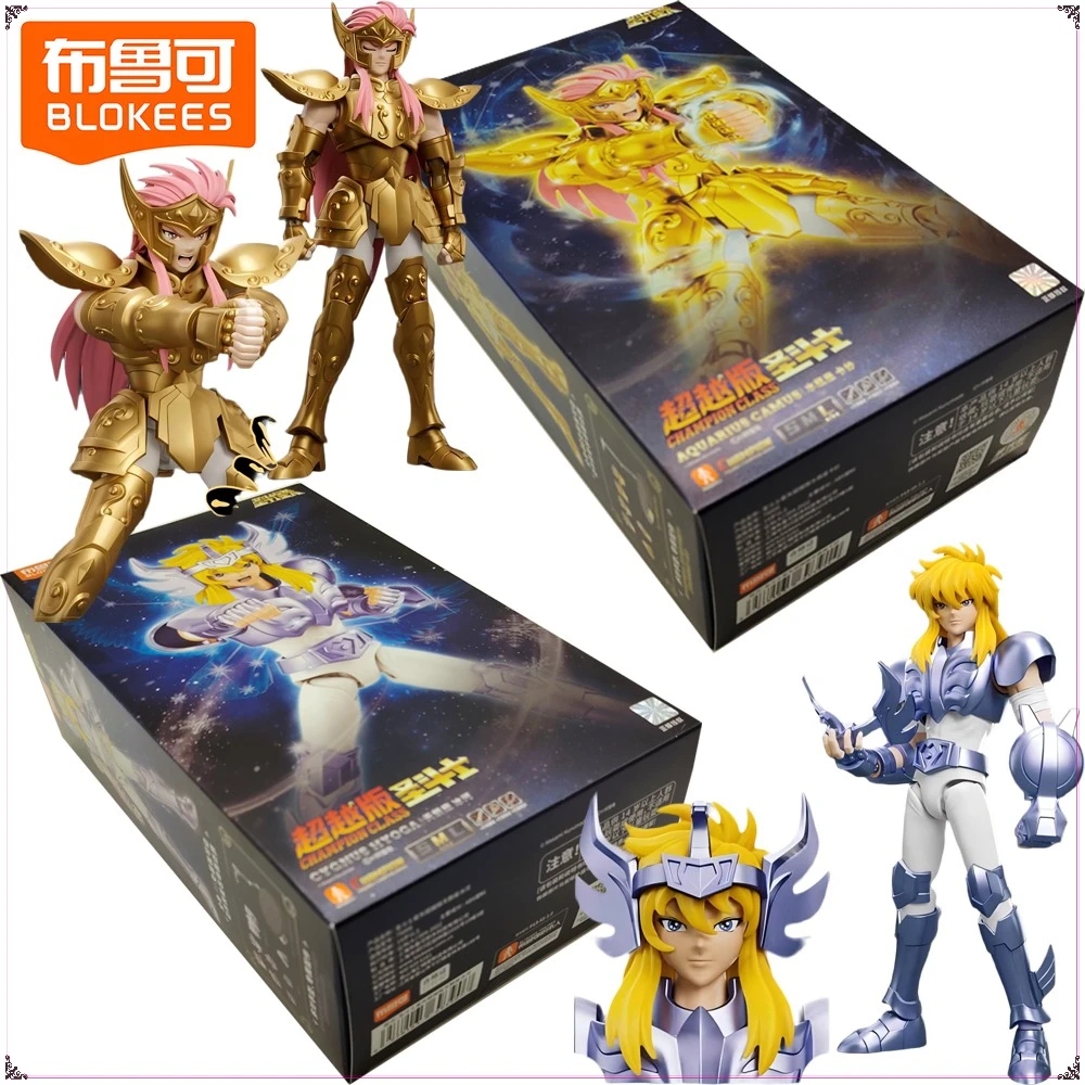 

Genuine Blokees Saint Seiya Champion Class Series Action Figures Movable Anime Characters Model‌ Decorative Toys Surprise Gifts
