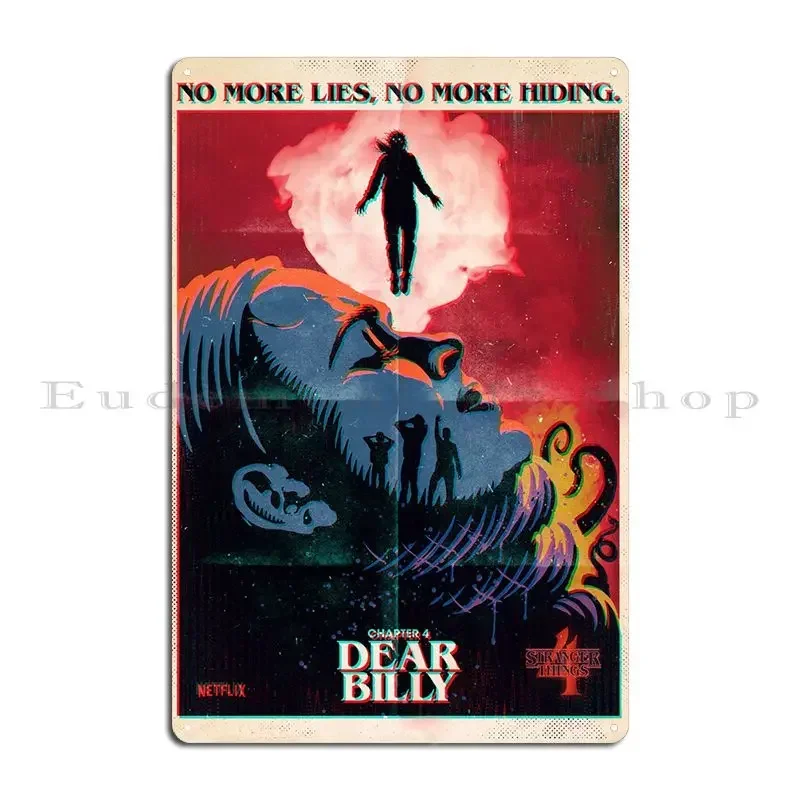Dear Billy Metal Plaque Retro Cinema Create Decoration Designing Tin Sign Poster