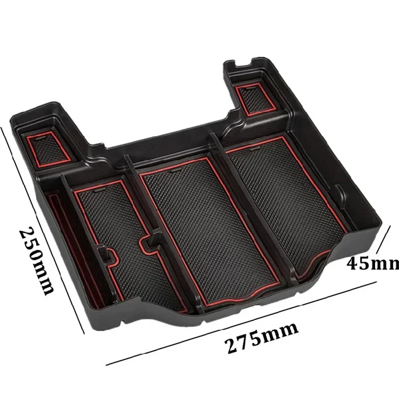 For Dodge RAM 1500 2500 3500 2019-2022 Car Interior Armrest Storage Box Tray Glove Box Center Console Organizer Container