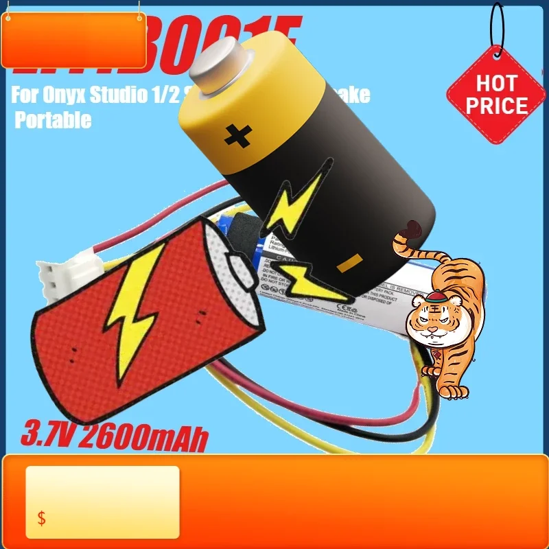 

3.7V 2600mAh LI11B001F Replacement Battery for Harman Kardon For Onyx Studio 1/2 Speaker Loudspeake Portable Power Bank