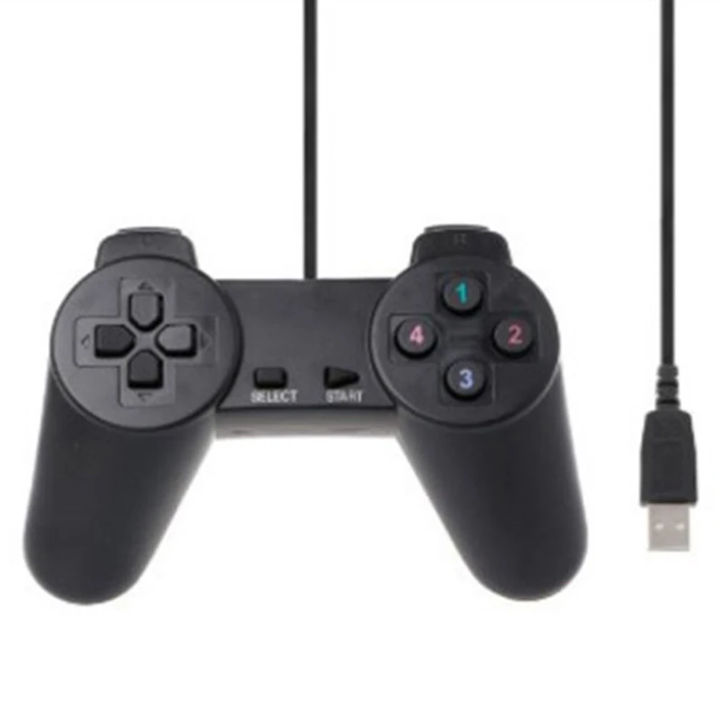 1Pcs Light Weight Design USB 2.0 Gamepad Gaming Joystick Wired Game Controller For Laptop Computer PC 135cm Cable Length