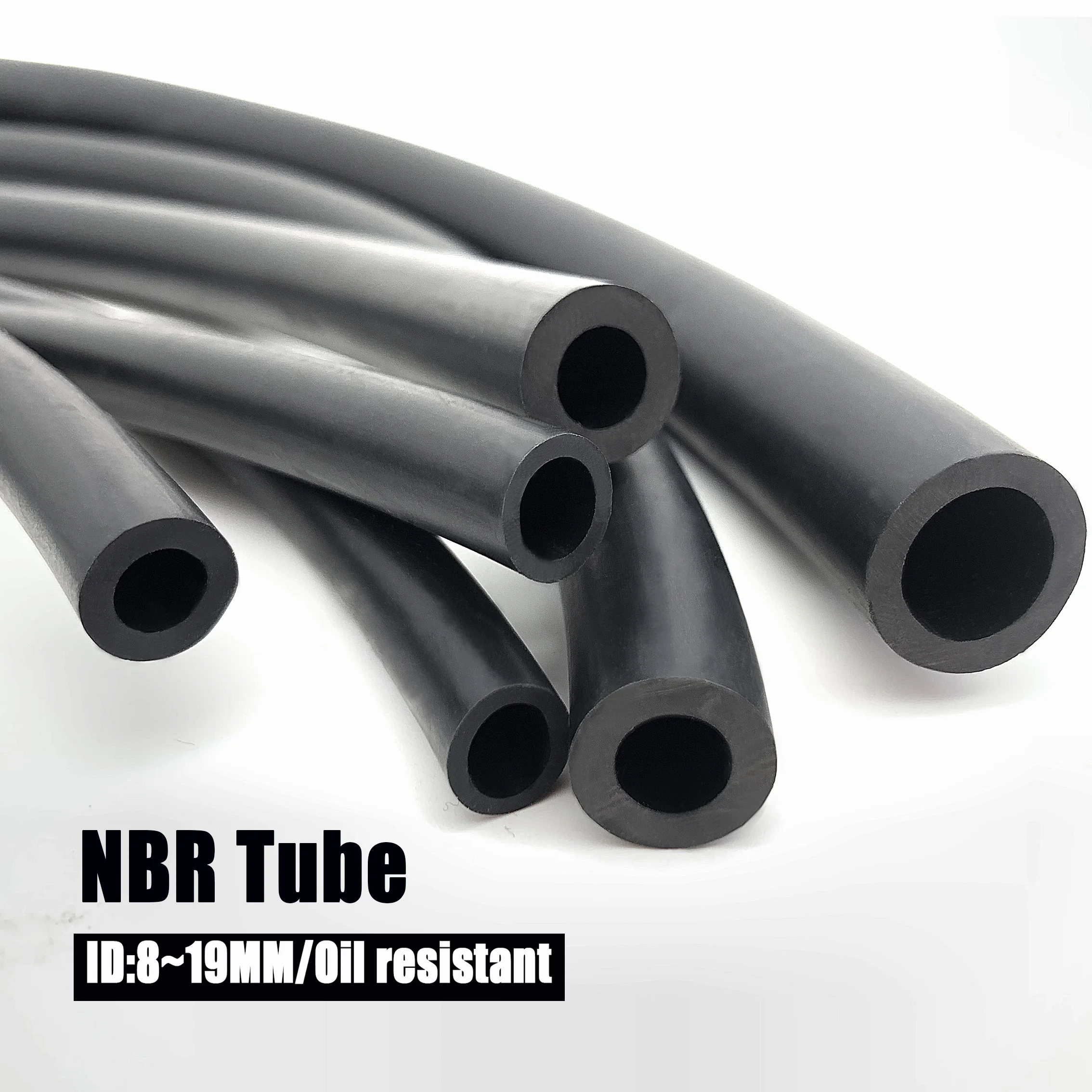 

NBR нитриловый каучук, топливный/масляный шланг, гибкая трубка, устойчивая к маслам/старению, для авто/мотоцикла, ID 2-8 мм