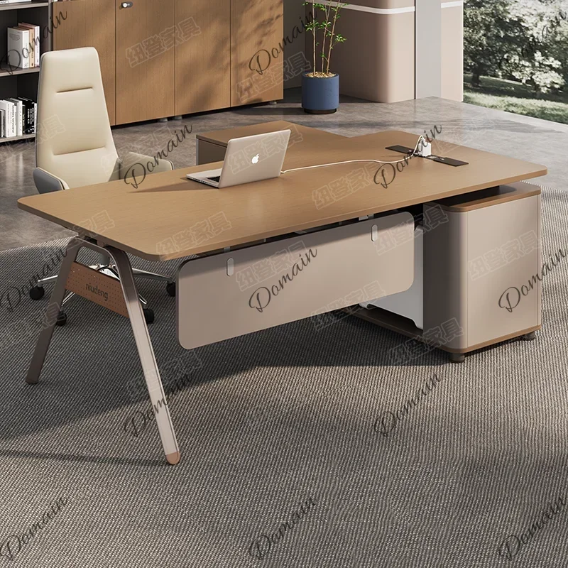 46 M Decoration Large Office Desk Professional Simple Fashion Interior Universal Office Desk Wooden Escritorio Oficina Home Furn