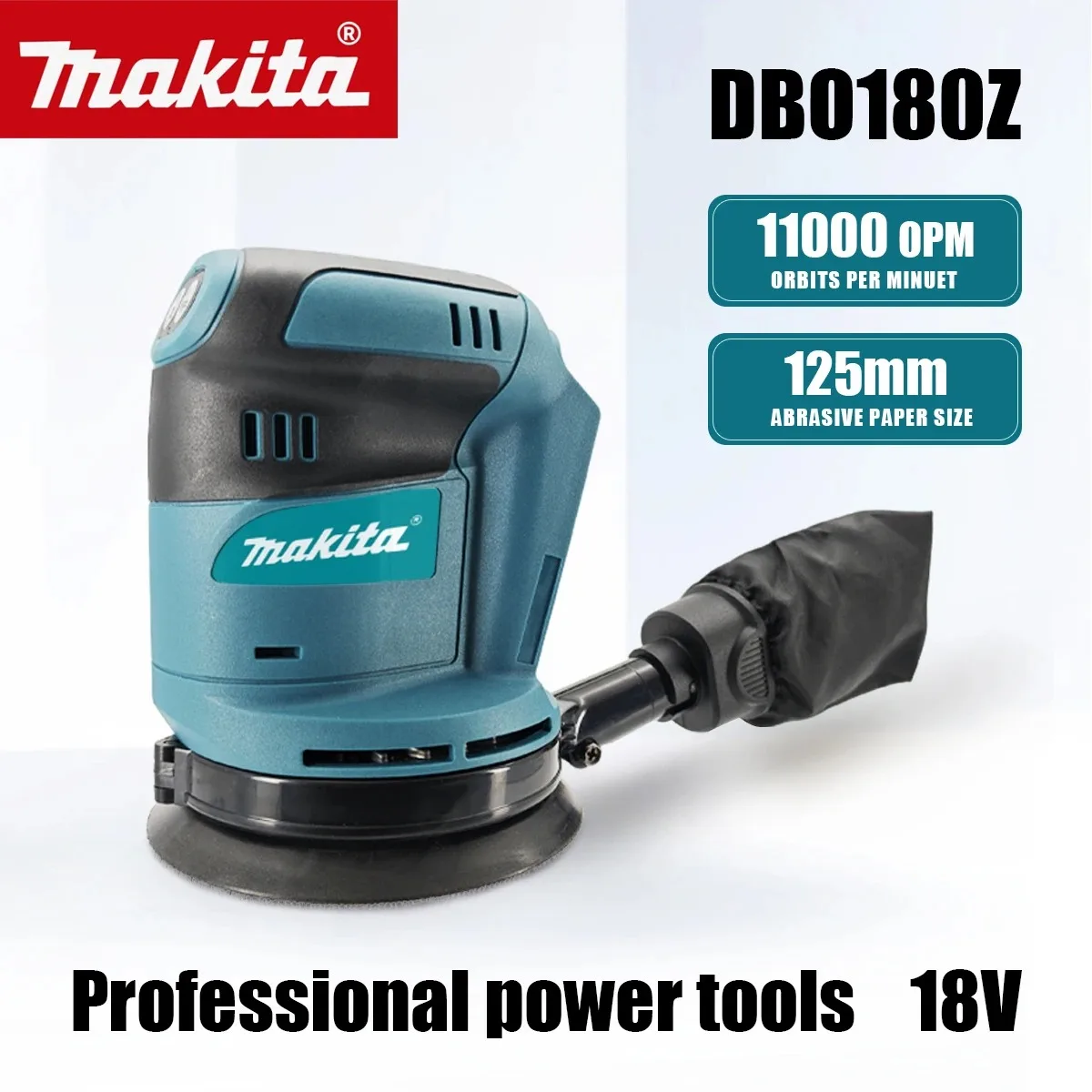 makita-dbo180z-lithium-ion-18v-cordless-rechargeable-disc-random-track-sanding-machine-for-woodworking-mud-polishing