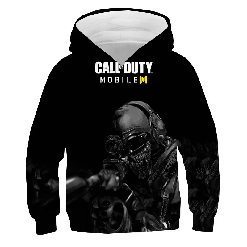 Hot Game Hoodies Men Wamen Call Of Duty Warzone 3D Printed Modern Warfare Hoodie 5-16year Sweatshirt Hot Boys/girls Pullover Y2k