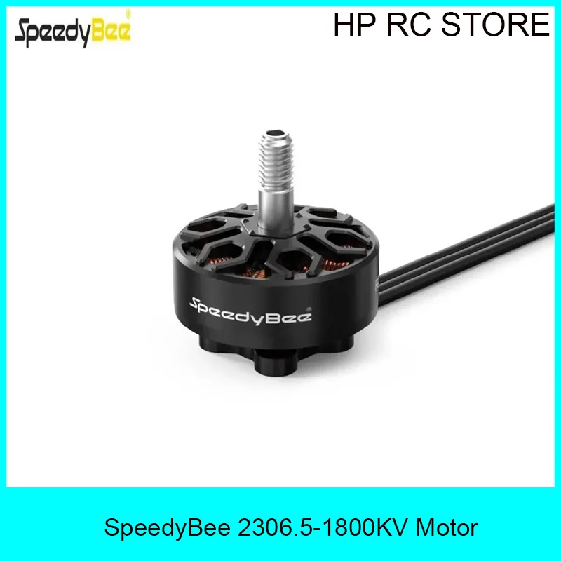 SpeedyBee 2306.5-1800KV Brushless Motor Support 6S Lipo Motor for Master5 V2 5-inch FPV Racing Freestyle Quadcopter