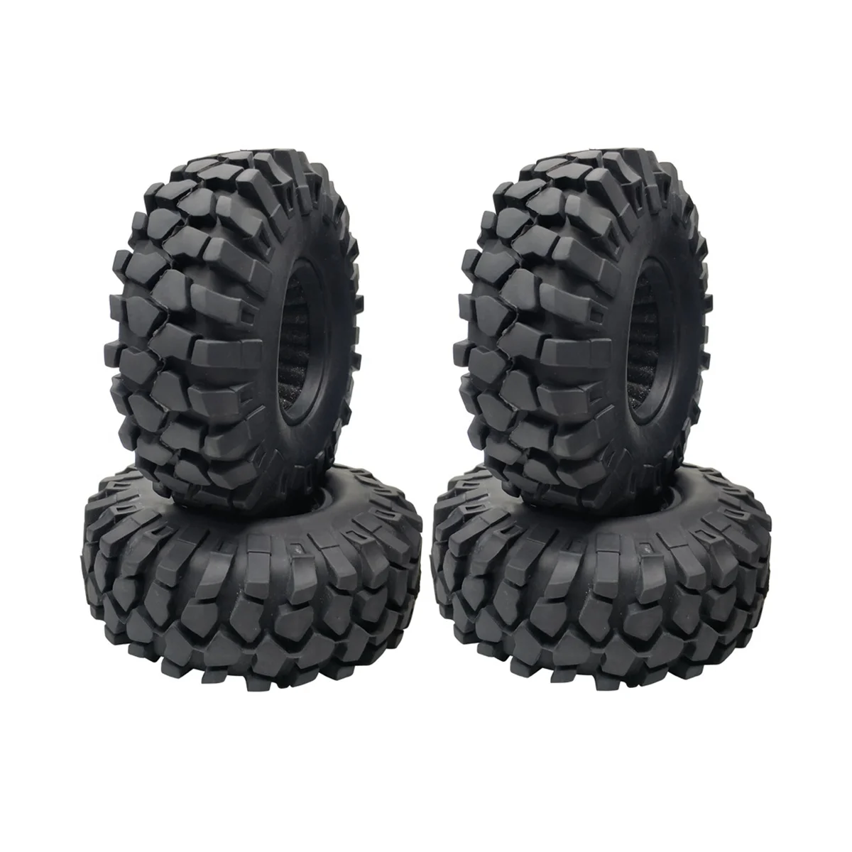 4Pcs 1.9 inch 108mm Rubber Tires Wheel Tyre for 1/10 RC Crawler Car Axial SCX10 III AXI03007 90046 Traxxas TRX4 D90 MST