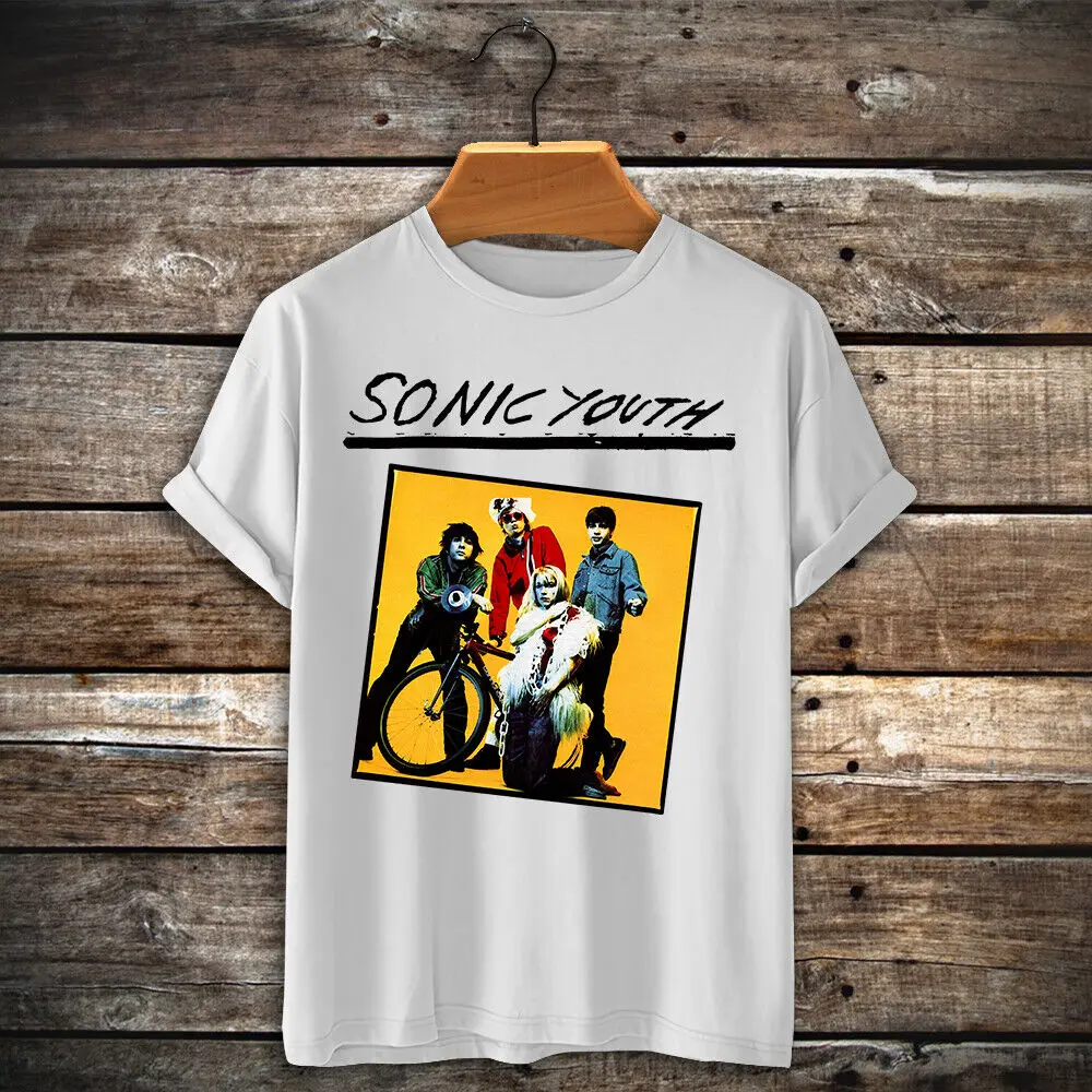 Vintage Sonic Youth T-Shirt Thurston Moore Lee Ranaldo Kim Gordon Steve Shelley