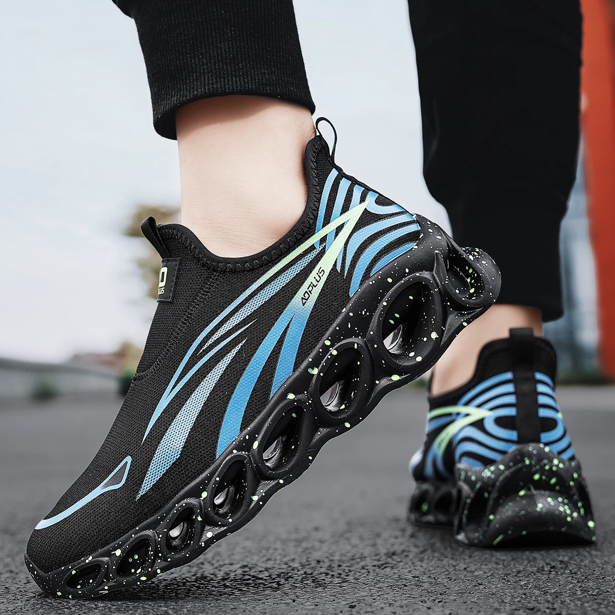 Men Sneakers Comfortable Breathable Mesh Tennis Outdoor Sports Running Gym Jogging Shoes Flat Lightweight Walking Shoes for Men