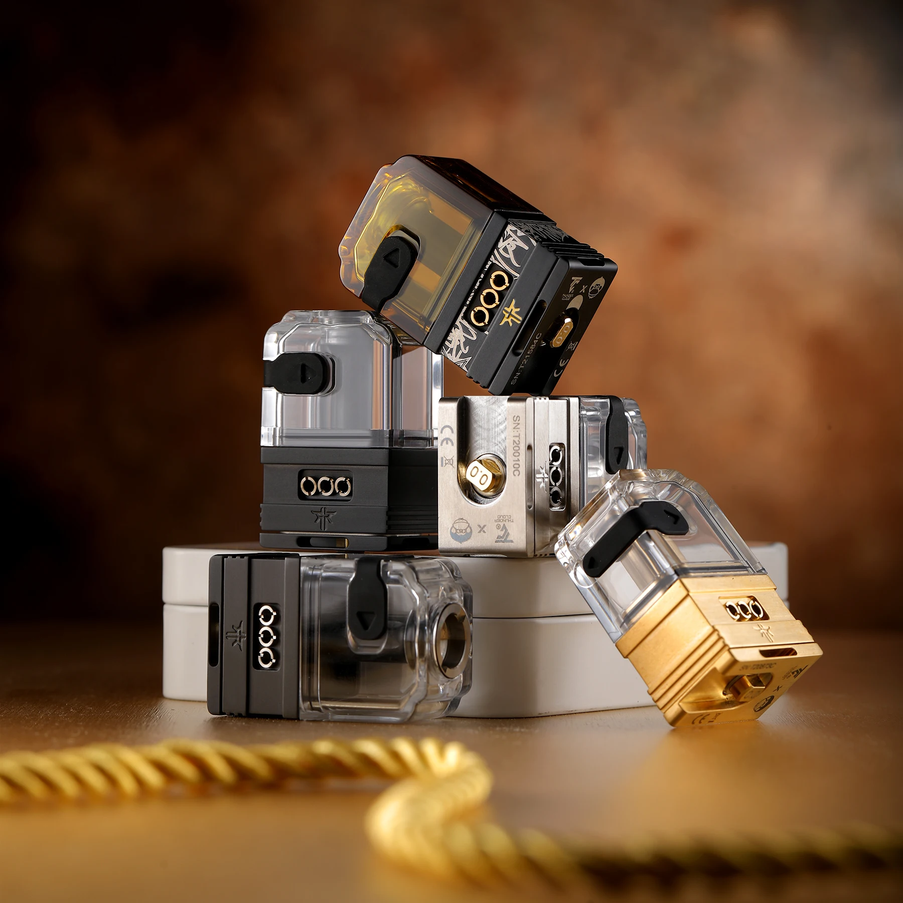 Original Requiem RBA Vape Atomizer 6ml Capacity Single Coil Electronic Cigarettes Vaporizer Designed By ELMONO VAPEADOR