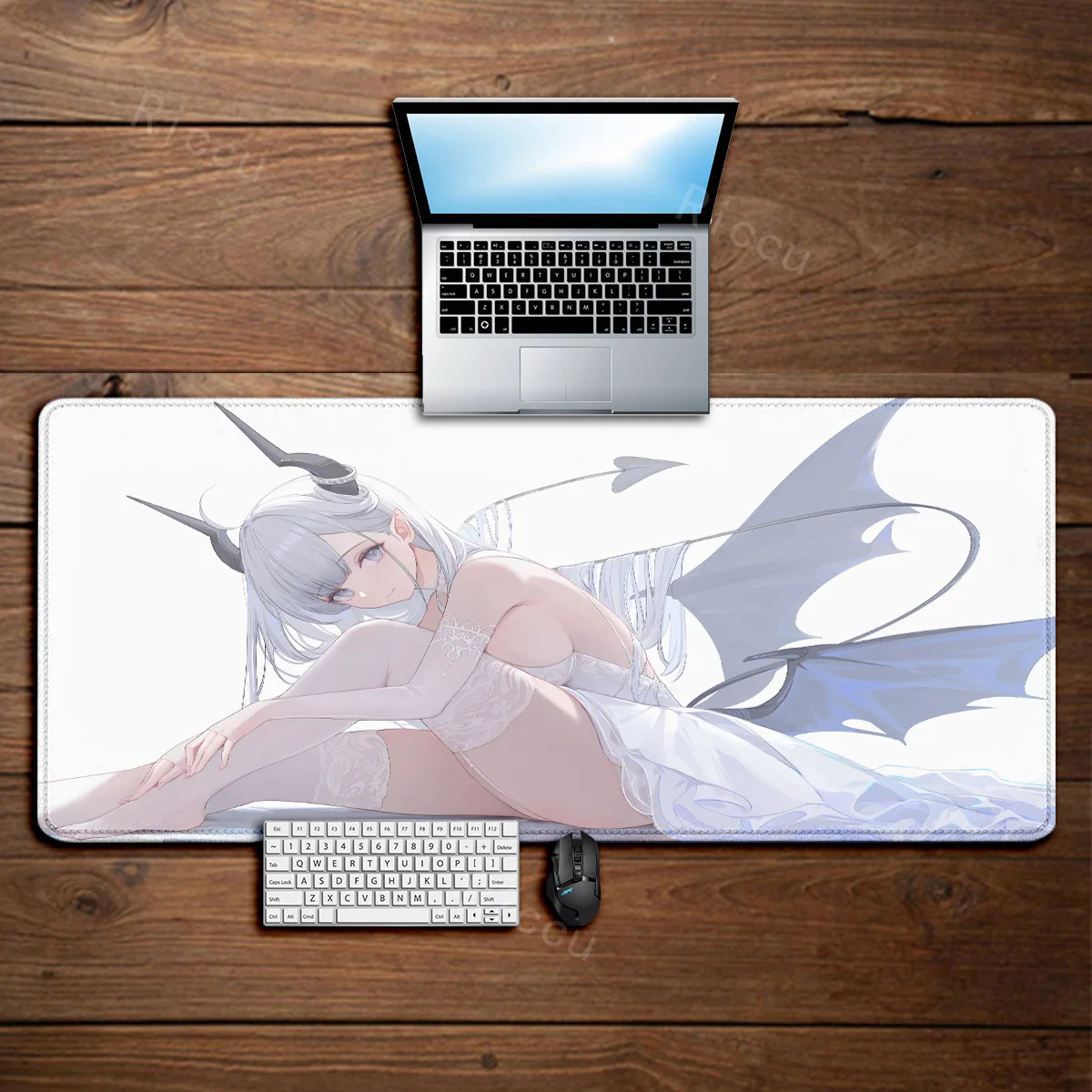 Tapis de souris de jeu Anime pour filles sexy Kawaii, grand sous-souris, clavier d'ordinateur, ordinateur portable, polymères de souris, tapis de bureau, 400x900