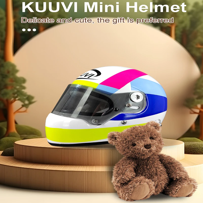 Kuuvi Collision Prevention Mini Motorcycle Helmet, Handsome Pet Helmet, Cute Cat and Dog Cap, Outdoor Gift