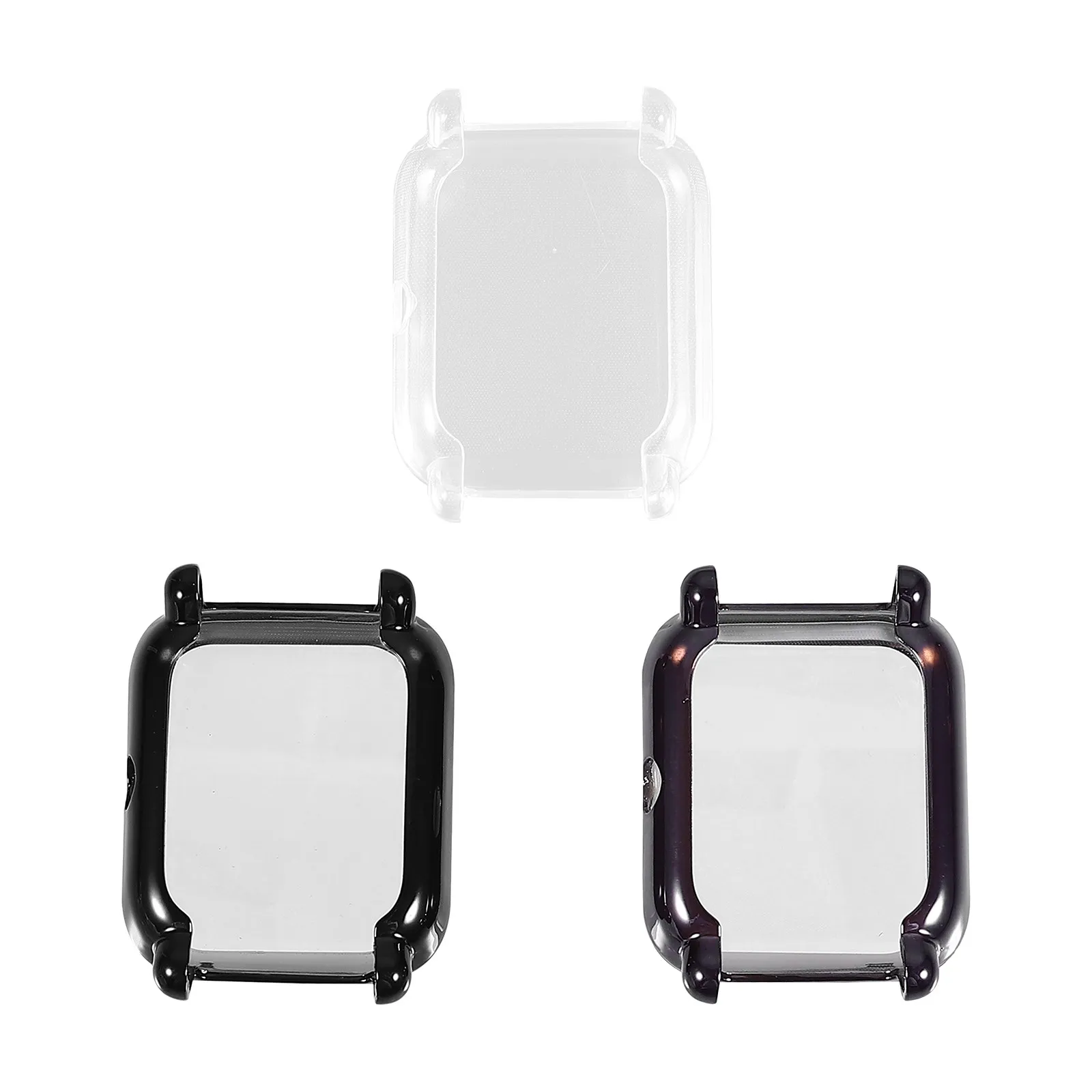 

3 шт. защитные декоративные чехлы для часов из ТПУ, устойчивые к царапинам, легко устанавливаются и снимаются, идеально подходят для смарт-часов, защитный чехол