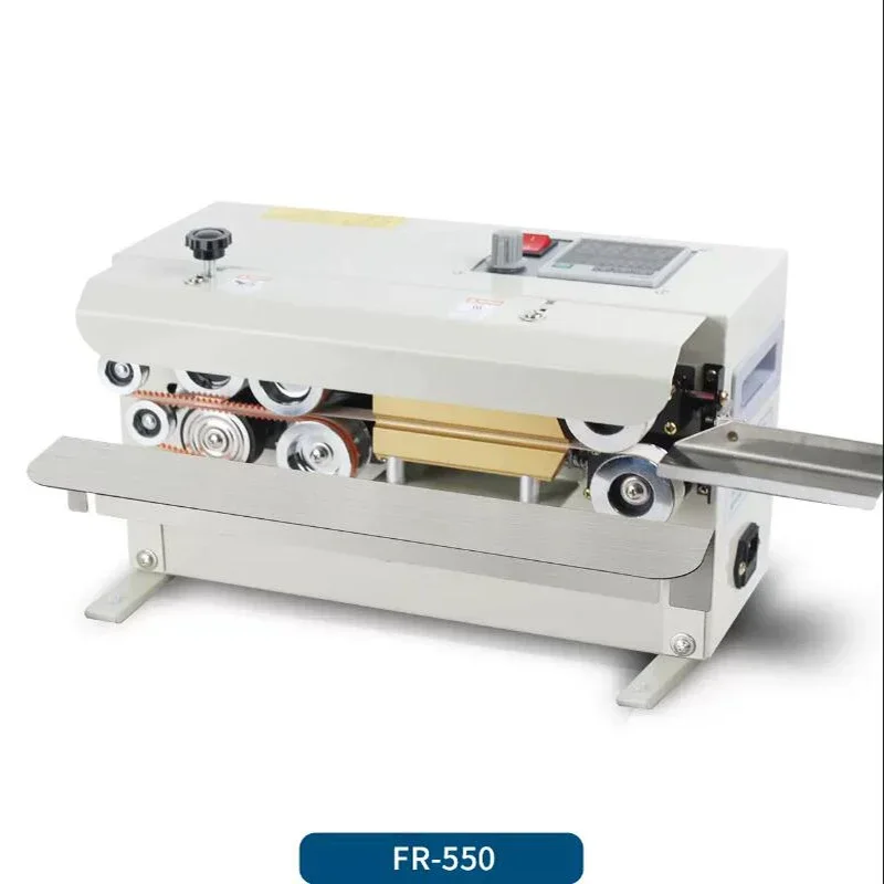 

FR-550 Маленькая автоматическая машина для запечатывания, пластиковый пакет, пакетик из алюминиевой фольги для пищевых продуктов, закуски, чай, непрерывная упаковочная машина