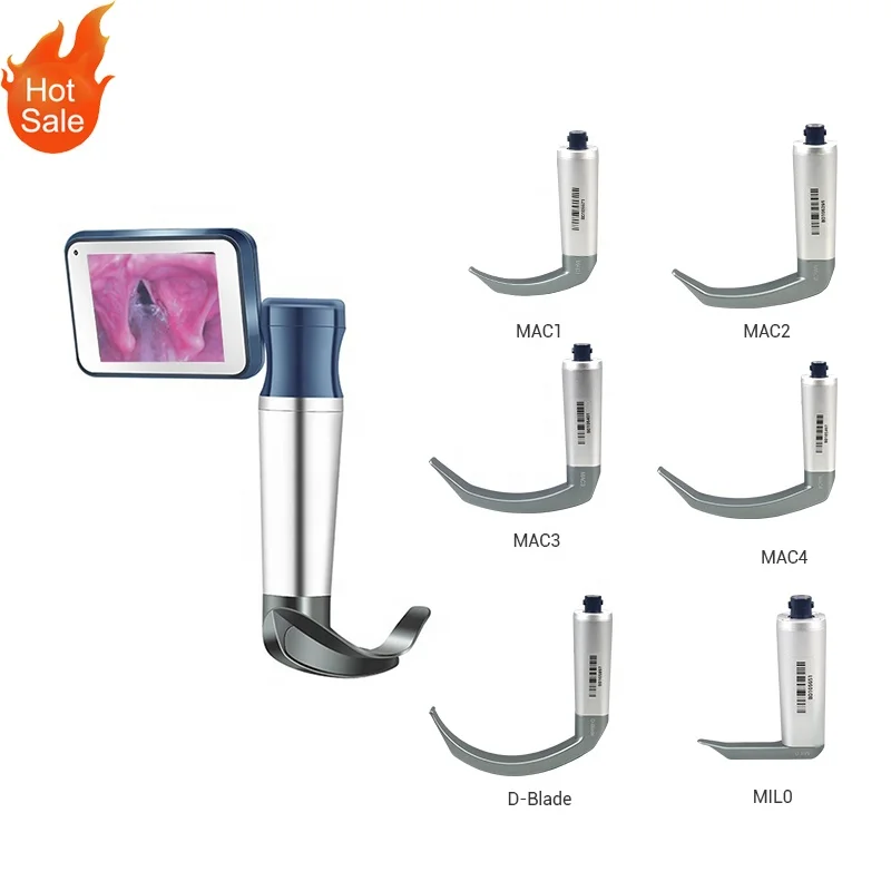 China CE/ISO Approved Popular Ent Equipment Reusable Flexible Fiber Optic Video Laryngoscope with Competitive Price for Surgical