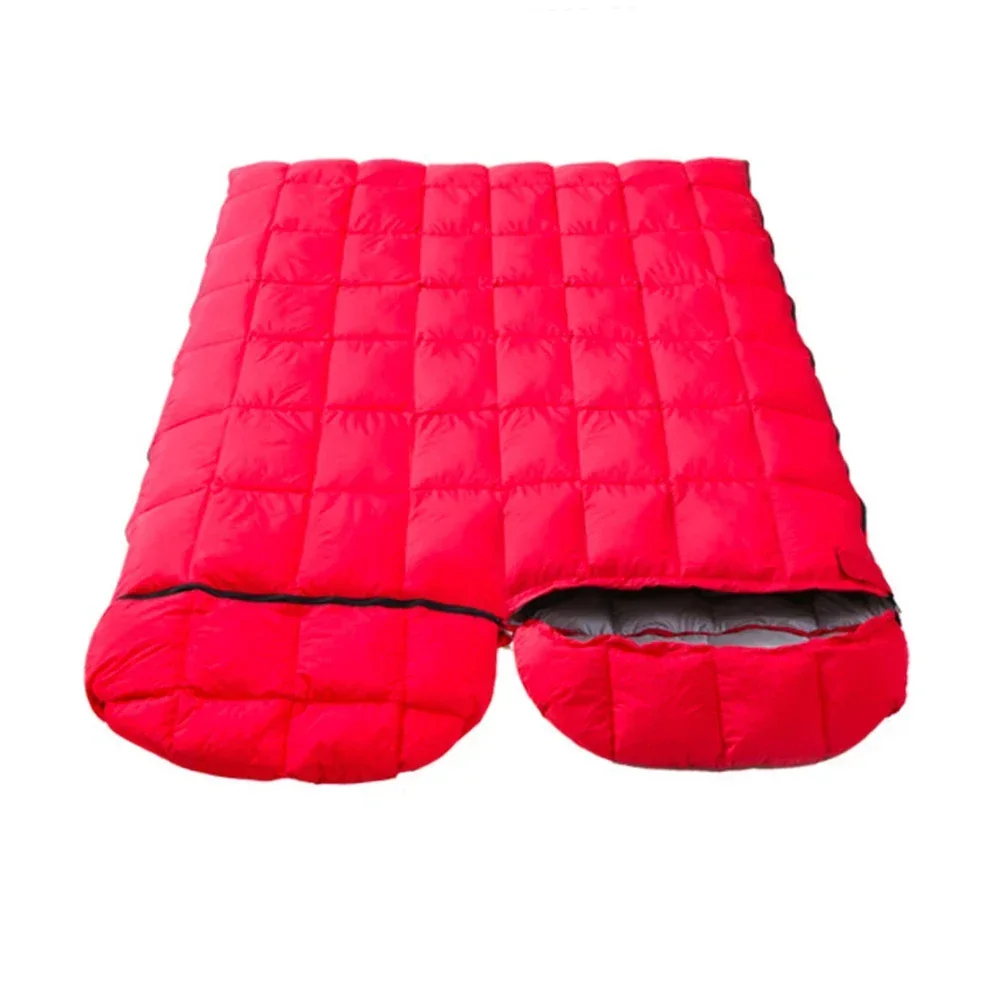 Factory Direct Outdoor Light Weight Double Down Sleeping Bag