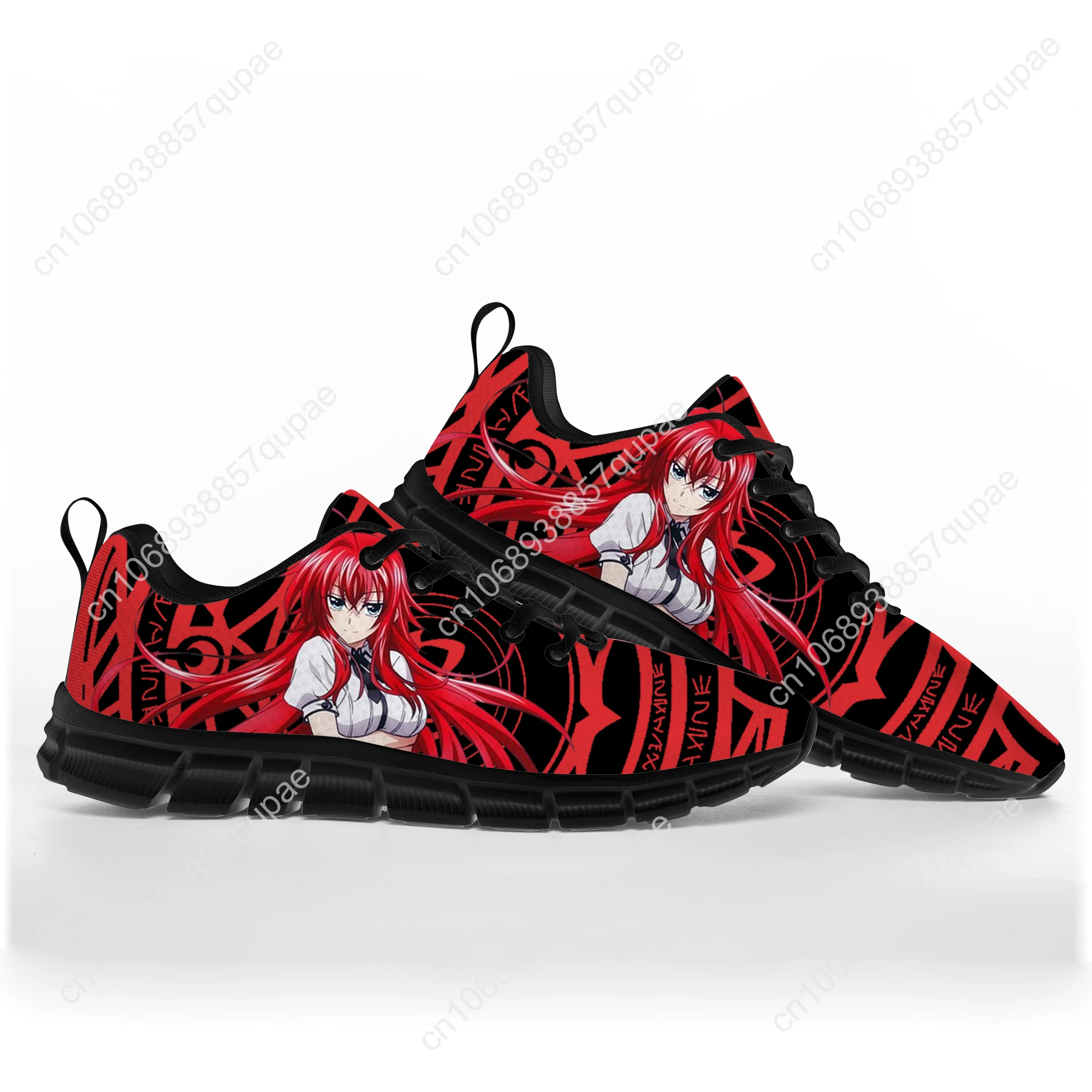 

High School DxD Rias Gremory Sports Shoes Mens Womens Sneakers Casual Travel running Sneaker Custom Built Shoes