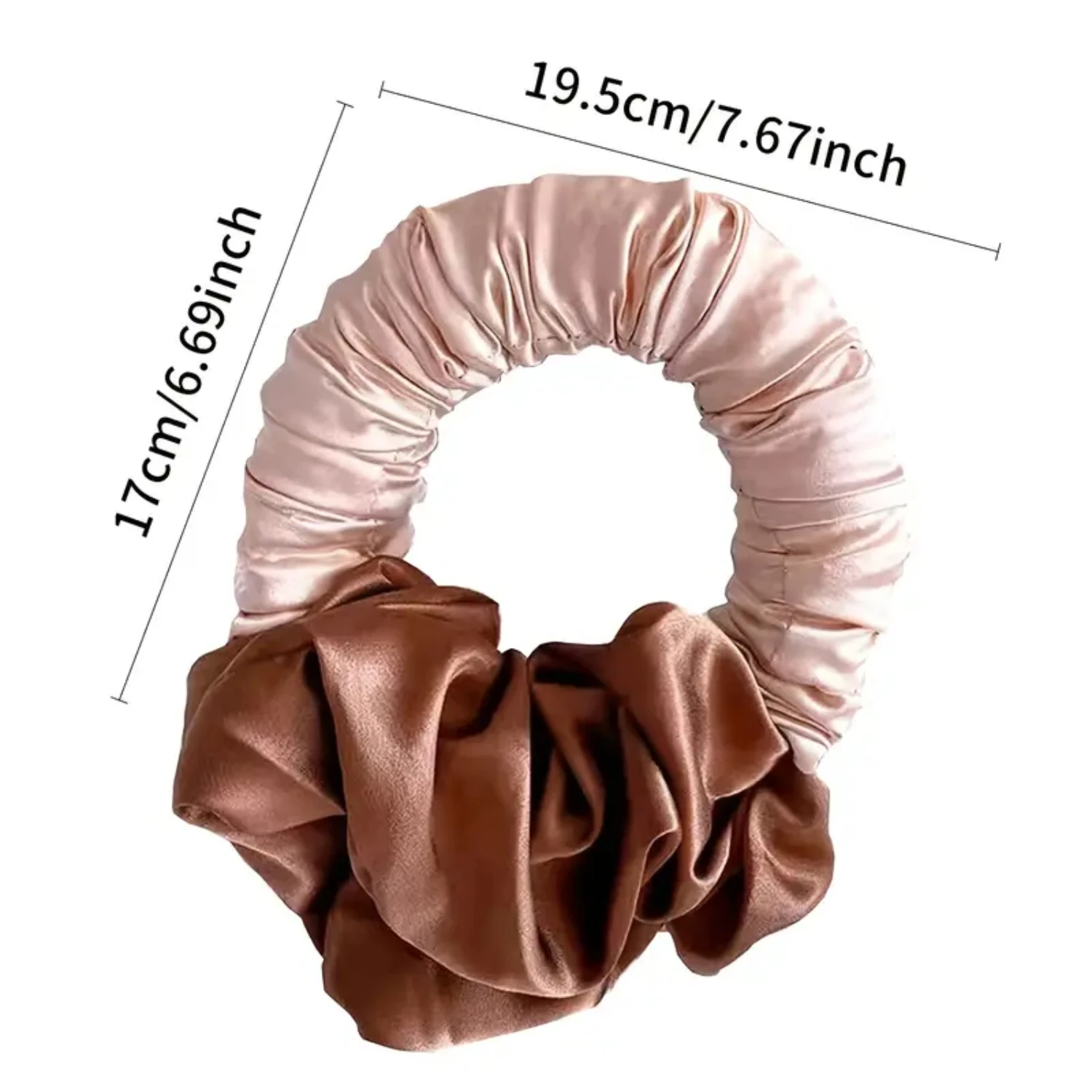 Rolos de cabelo atualizados sem calor para cachos noturnos de longa duração, faixa de cabeça de haste de ondulação sem calor para ferramentas de estilo para dormir