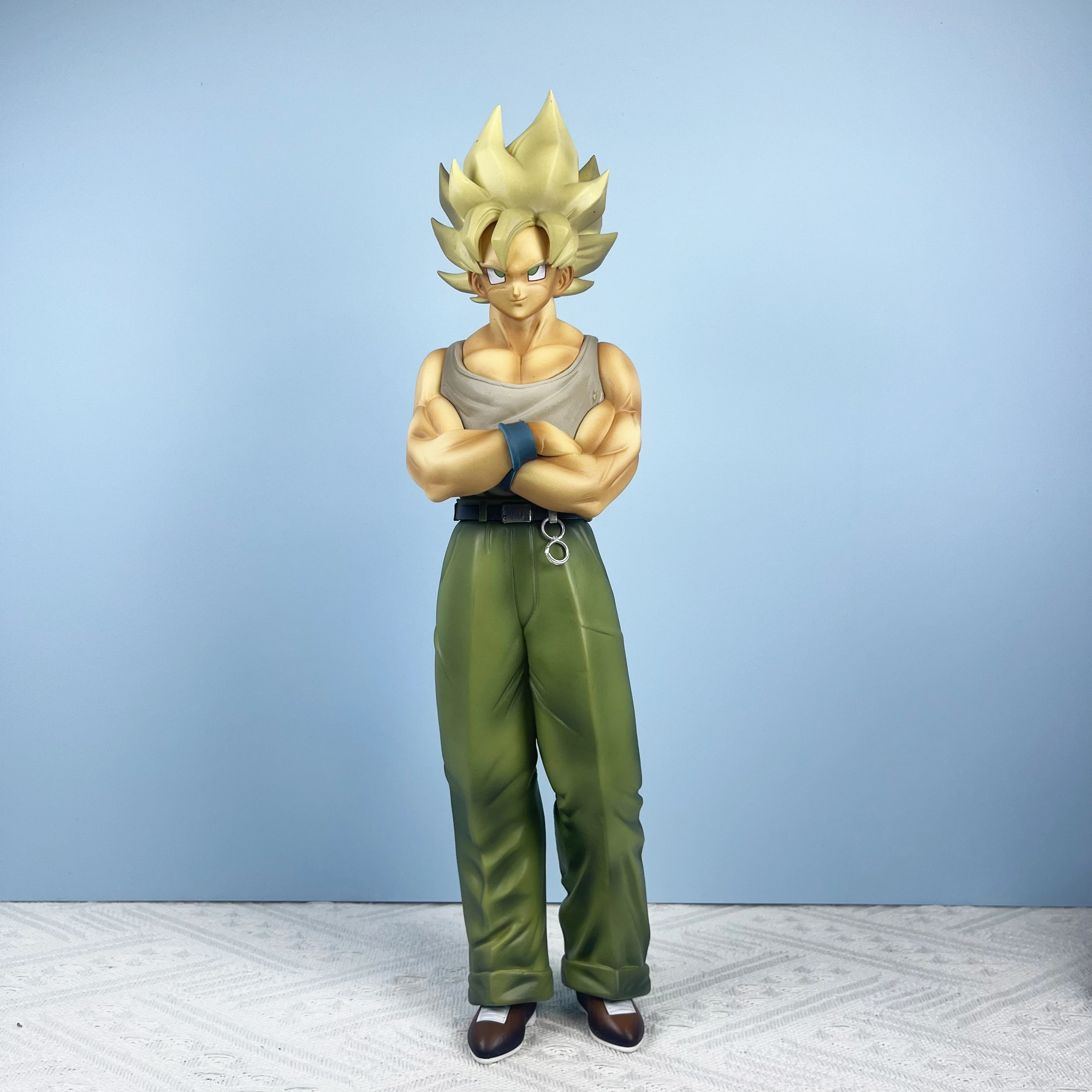 Figurka Son Goku z Dragon Ball, Super Saiyan Goku, model kolekcjonerski z PVC, zabawka, prezent, wysokość 30 cm / 11,81 cala