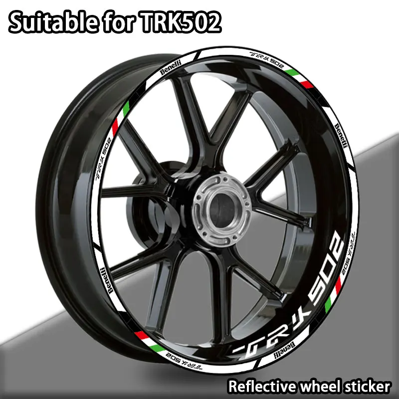 

Reflective Motorcycle Accessories Wheel Sticker Hub Decals Rim Stripe Tape For Benelli TRK 502 TRK502 trk502