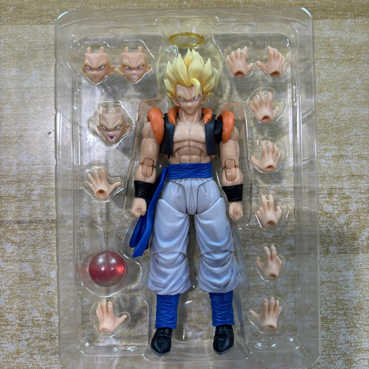 متوفر في المخزون-دراغون بول شيطاني صالح DF SHF Gogeta Hero Waltz لعبة مجسمة هدية #5