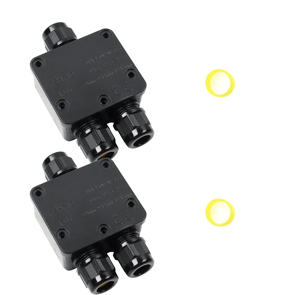 Easy to Use Waterproof Junction Box Case for Outdoor Electrical Connections Long lasting Performance Antistatic Material