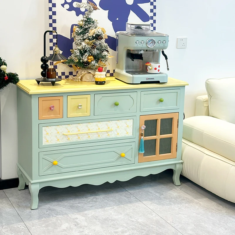 ☆*:Cute Design Li Cabinets Modern Nordic With Drawers Premium Living Room Cabinets Storage Organize Vitrina Furniture #