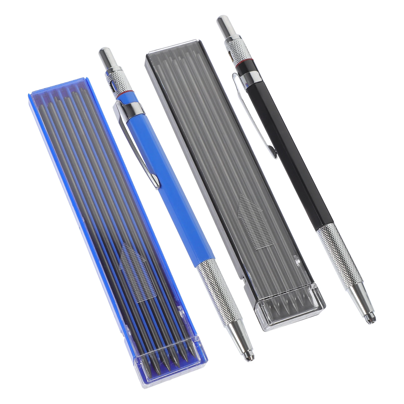

1 set Mechanical Pencil Set 2mm Automatic Drafting Pencils Refills Smooth Writing School Supplies Students Gifts