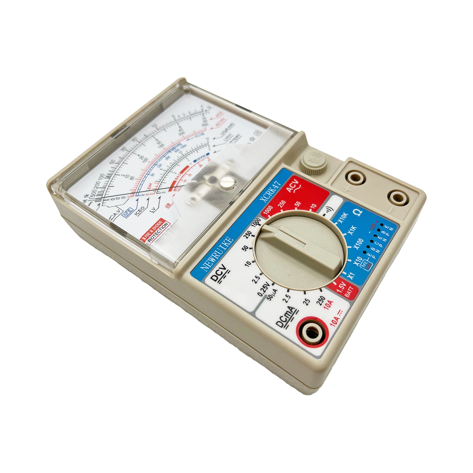 NEWRUIKE XCRK47 Analog Multimeter High Precision Mechanical Multi