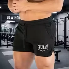 

Летние мужские спортивные шорты, шорты для фитнеса, мужские спортивные свободные и быстросохнущие шорты, дышащие шорты для бега