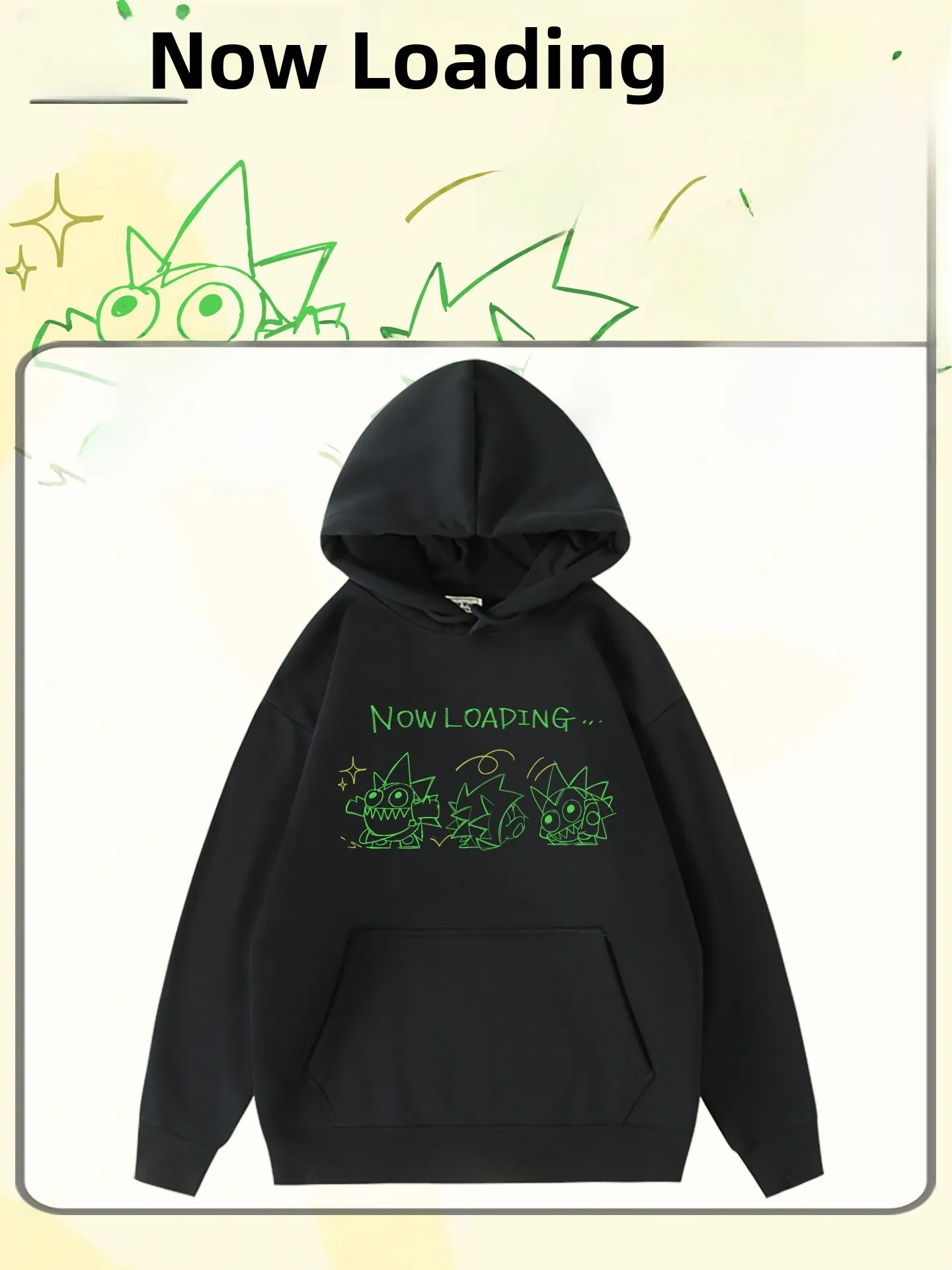 Street Fighter 6 Fighting Game Toy Blanka Cute Collaborative Hooded Fce Lined Sweatirt Autumn Winter Versatile Casual Wear