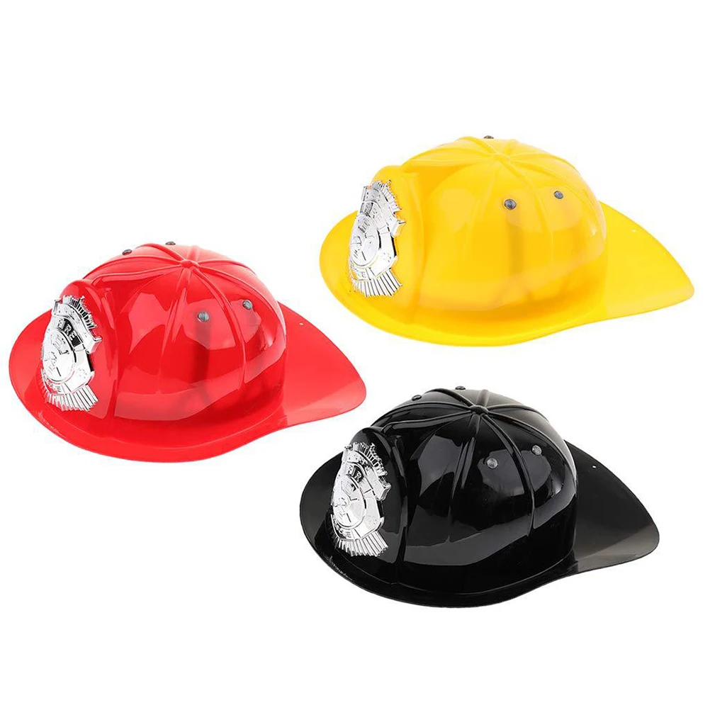 

Fire Hat Props Kid Hats Cosplay Safety Kids Crazy Firefighter Child Fireman