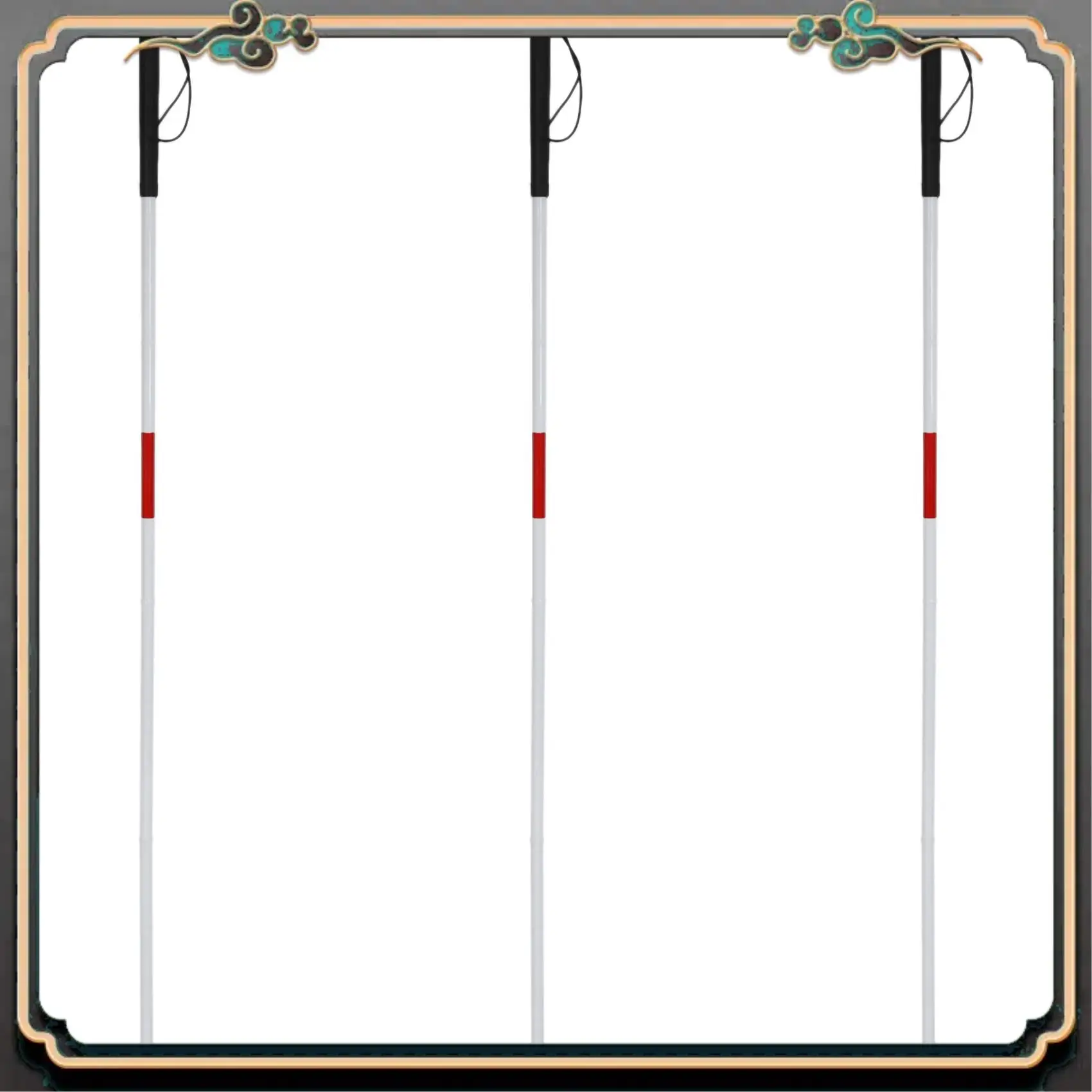 

B11A-3X слабовидящая трость с костылем, слепая трость, ходунки, алюминиевые, легко складывающиеся