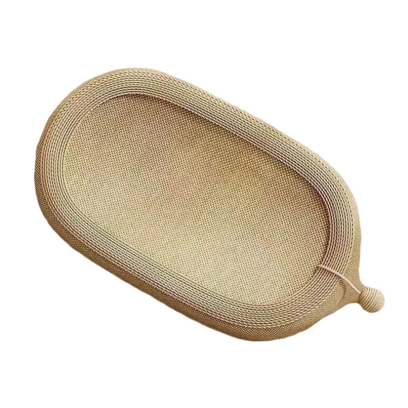 

Sisal cloth oval cat scratching board, big face cat sisal cat nest
