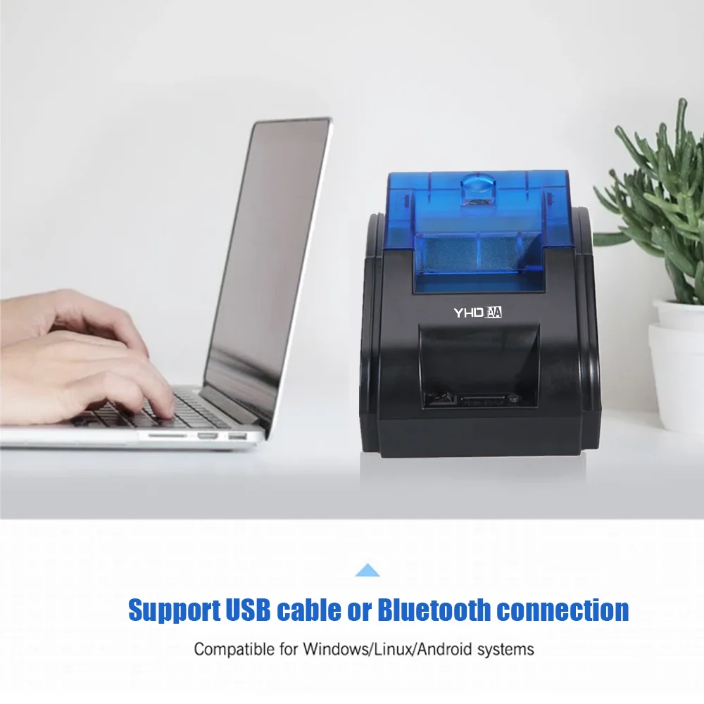 58C USB Contracted Style 58mm Thermal Receipt Printer for All POS System