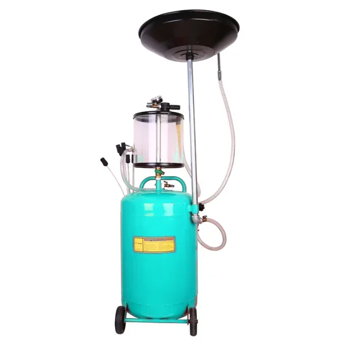 High Quality 80 Liters Oil Changer With Measuring Cup Pressure Drain Tank Rotary Pump Vacuum  