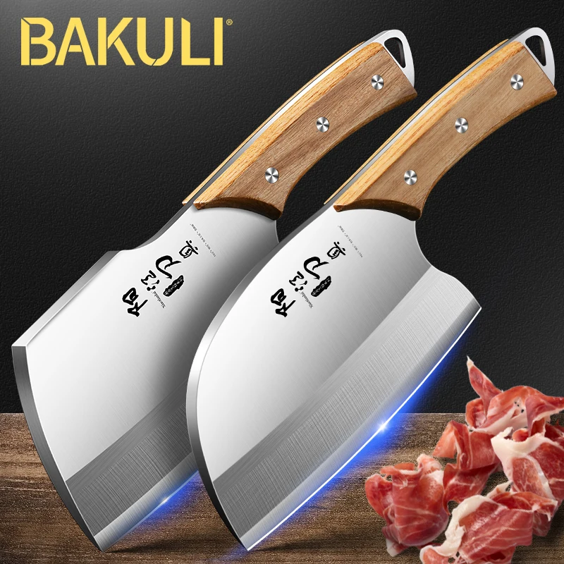 1pc/2pcs, Household Stainless Steel Vegetable Cutting And Bone Cutting Dual-purpose Knife, Super Sharp And Sharpening-free Knife