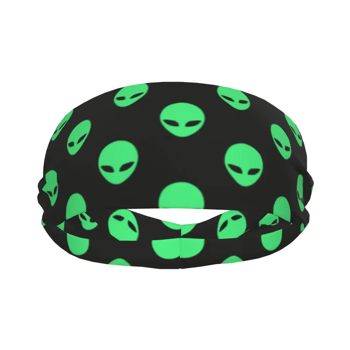 

Sports Sweatband Breathable Headband Sweat Hair Head Band Alien Heads Patterns Yoga Headband